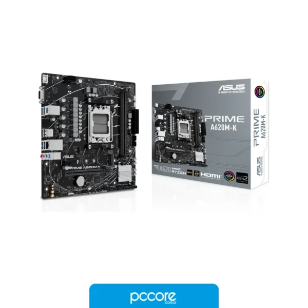Motherboard ASUS PRIME A620M-K AM5 DDR5 Motherboard ASUS PRIME A620M-K AM5 DDR5