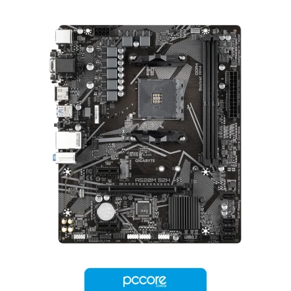 Motherboards Motherboard GIGABYTE A520M S2H Ultra Durable AM4 DDR4, detalle Motherboards Motherboard GIGABYTE A520M S2H Ultra Durable AM4 DDR4, detalle