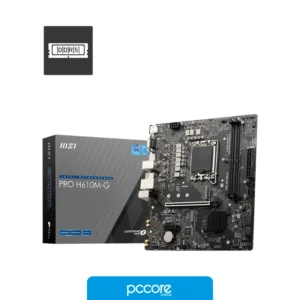 Motherboard MSI PRO H610M-G LGA1700 DDR5 Motherboard MSI PRO H610M-G LGA1700 DDR5