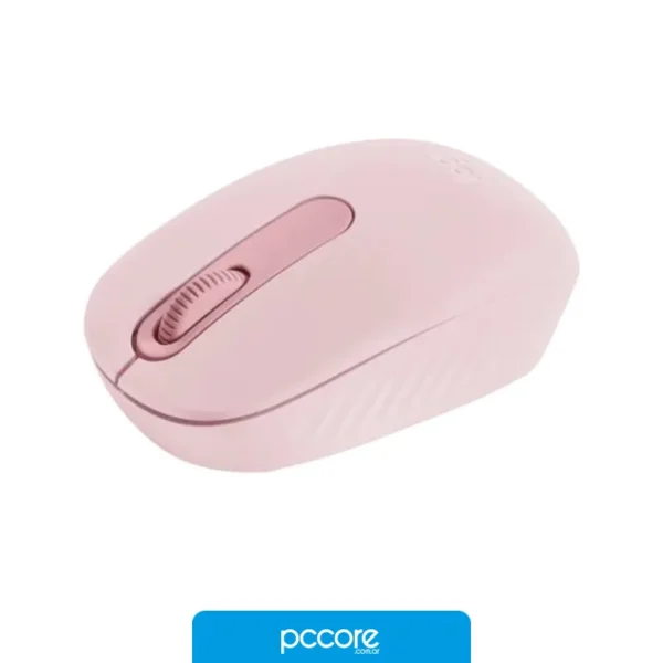 Mouse Bluetooth Logitech M196 Rosa, vista lateral
