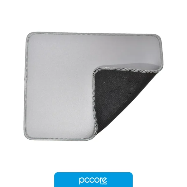 Mousepads Mousepad Nisuta Costura 250x200mm Gris NSPAD25, vista lateral