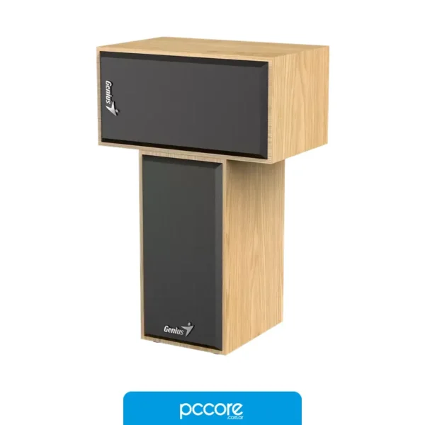 Parlantes Parlante Genius SP-HF180 6W Usb Pine Wood, detalle Parlantes Parlante Genius SP-HF180 6W Usb Pine Wood, detalle