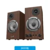 Parlantes Parlante Genius SP-HF500B 16W Usb Wood 220V Miniplug, vista lateral