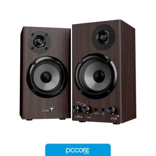 Parlante Genius SP-HF520 20W Usb Wood Pine 220V BT Miniplug Parlante Genius SP-HF520 20W Usb Wood Pine 220V BT Miniplug