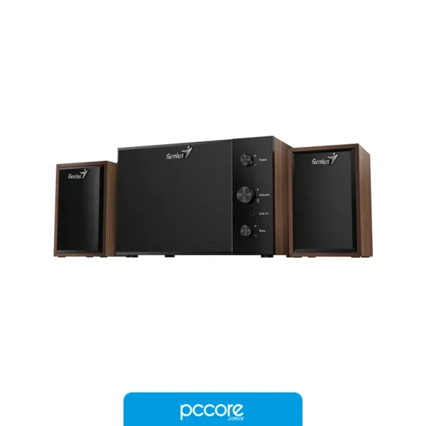 Parlante Genius SW-2.1 350 10W Wood