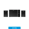 Parlantes Parlante Genius SW-2.1 350 10W Wood Black, detalle Parlantes Parlante Genius SW-2.1 350 10W Wood Black, detalle