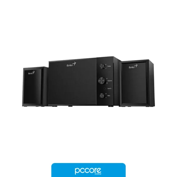 Parlante Genius SW-2.1 350 10W Wood Black Parlante Genius SW-2.1 350 10W Wood Black