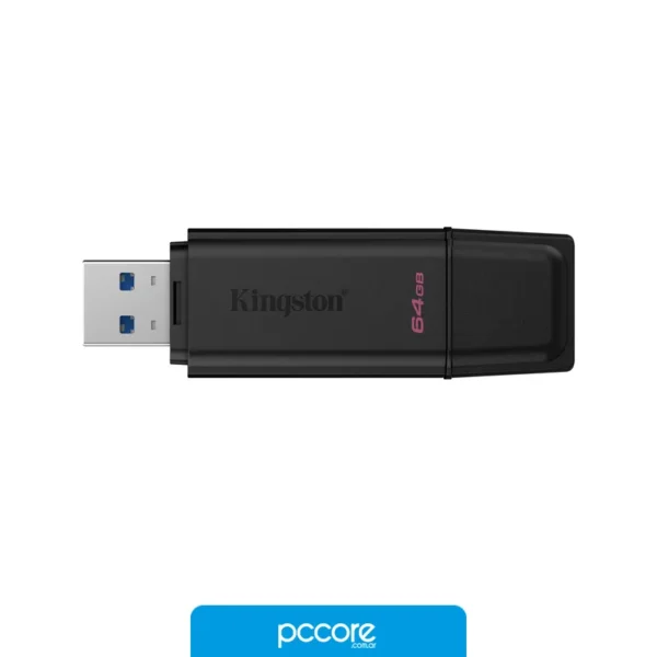 Pendrives Pen Drive KINGSTON Exodia 64GB USB 3.2 Gen 1 Negro, vista frontal