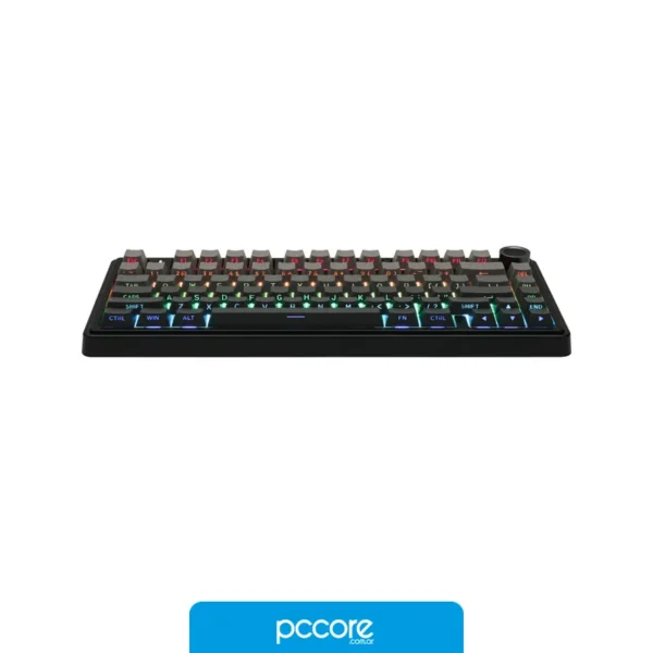 Periféricos Teclado AULA F75 Reaper Switch Mecanico RGB Wireless Black Degrade Español, con su embalaje Periféricos Teclado AULA F75 Reaper Switch Mecanico RGB Wireless Black Degrade Español, con su embalaje