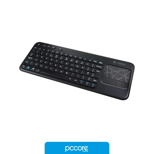 Perifericos Teclado Logitech K400 Plus Inalambrico Mouspad TV, detalle