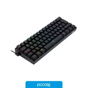 Tecnología, notebooks y computadoras en Córdoba | pccore Perifericos Teclado Redragon Red RGB K630 Dragonborn Usb Black Black Red, vista frontal