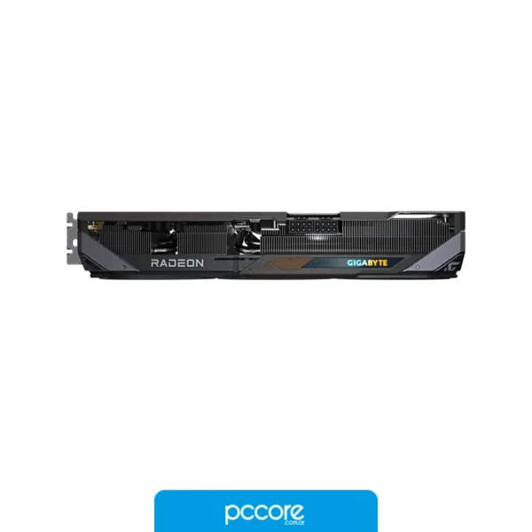 Placas de Video Placa de Video GIGABYTE AMD Radeon RX 9070 GAMING OC 16GB, vista posterior