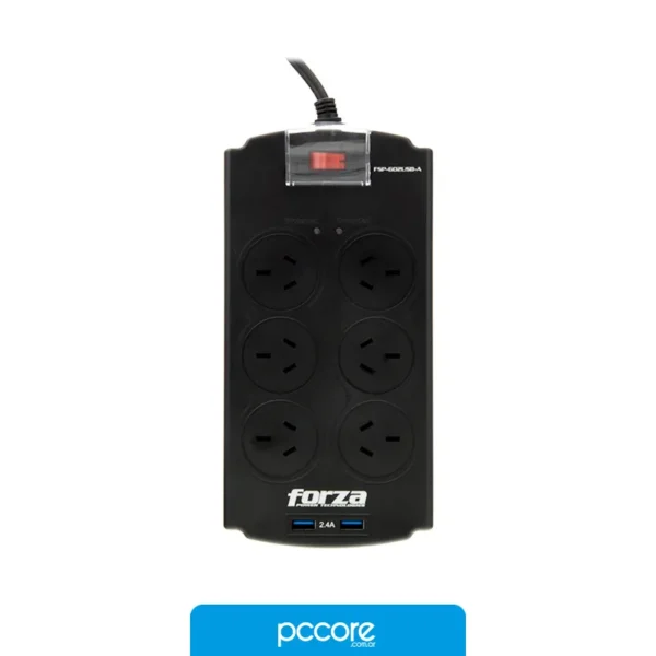 Protector Tensión FSP FORZA 2200W 6 Tomas