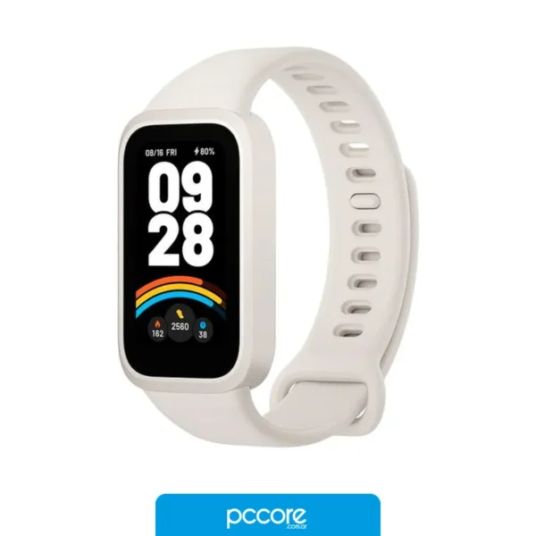 Smartwatch Xiaomi Smart Band 9 Active White, vista frontal