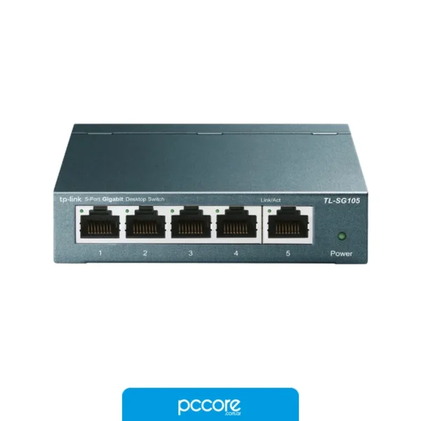 Switch 5p Tp-Link 10/100/1000MB TL-SG105 Gigabit Acero Switch 5p Tp-Link 10/100/1000MB TL-SG105 Gigabit Acero