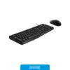 Teclados Teclado y Mouse c/Cable GENIUS KM-170 Negro, vista lateral