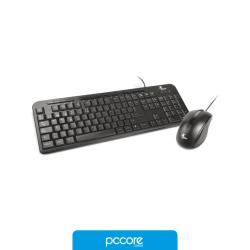 Teclado y Mouse c/Cable XTECH XTK-301S Negro Teclado y Mouse c/Cable XTECH XTK-301S Negro