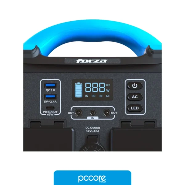 UPS Generador Forza Titan FPP-T302 Portable 300W 220V, vista lateral