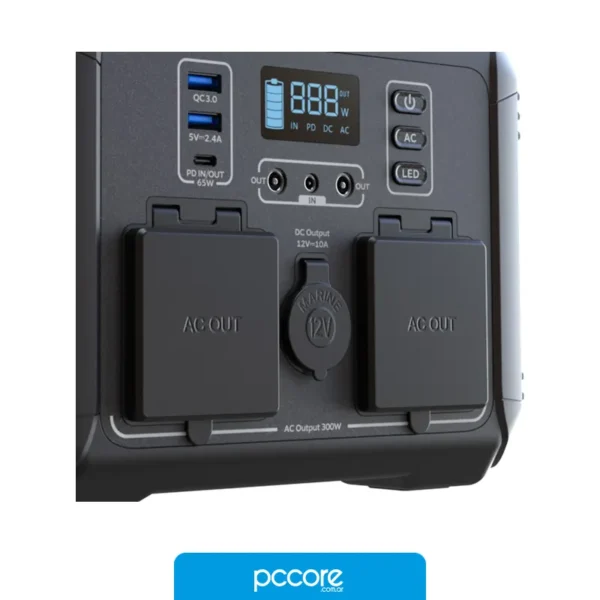 UPS Generador Forza Titan FPP-T302 Portable 300W 220V, vista frontal