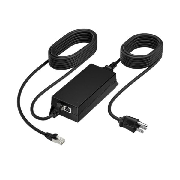 Cable Adaptador Poly PoE++ 65W 2.5G Adapter with 3.66m CAT6A Cable and Power Cord B5NH6AA Cable Adaptador Poly PoE++ 65W 2.5G Adapter with 3.66m CAT6A Cable and Power Cord B5NH6AA