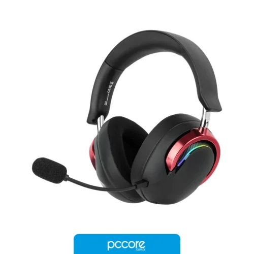 Auriculares AULA A700 Wireless+Miniplug+BT RGB Black Red