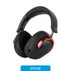 Audio Auriculares AULA A700 Wireless+Miniplug+BT RGB Black Red, detalle