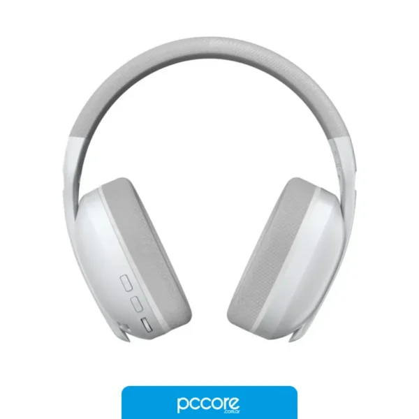 Audio Auriculares AULA S6 Wireless+Miniplug+BT White, vista lateral
