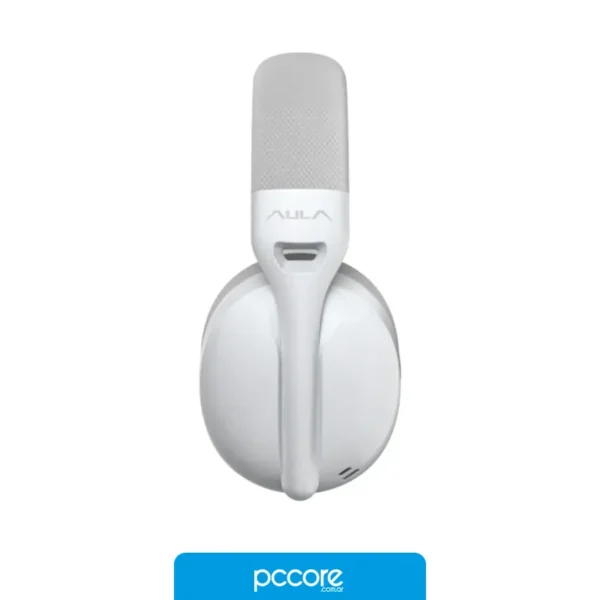 Audio Auriculares AULA S6 Wireless+Miniplug+BT White, detalle