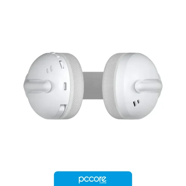Audio Auriculares AULA S6 Wireless+Miniplug+BT White, vista posterior