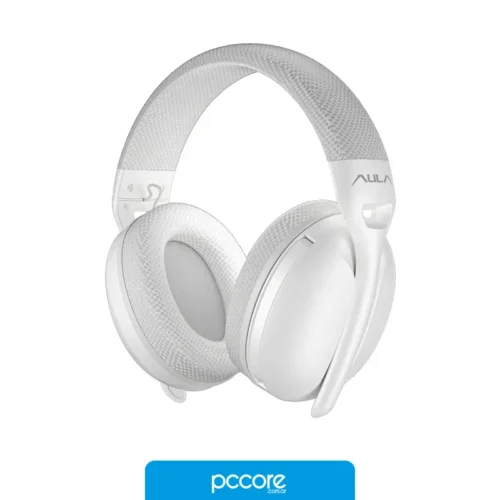Auriculares AULA S6 Wireless+Miniplug+BT White