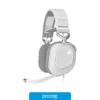Audio Auricular gaming cableado Corsair HS80 RGB USB, blanco