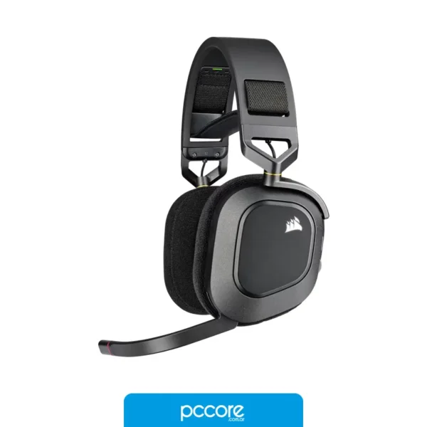 Audio Auricular gaming Corsair HS80 RGB wireless con audio espacial - carbón Audio Auricular gaming Corsair HS80 RGB wireless con audio espacial - carbón