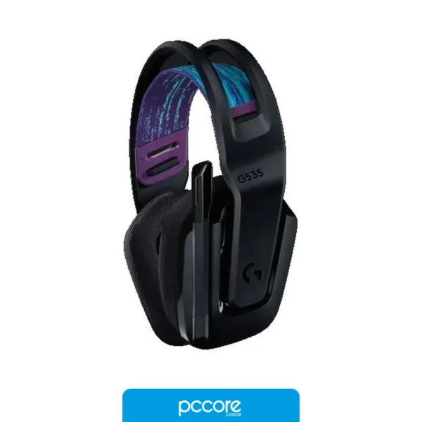 Audio Auricular LOGITECH G535 Negro, vista lateral Audio Auricular LOGITECH G535 Negro, vista lateral