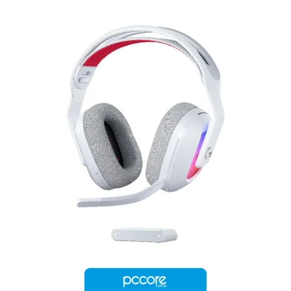 Audio Auriculares Inalámbricos Logitech A20 X Blanco, con su embalaje