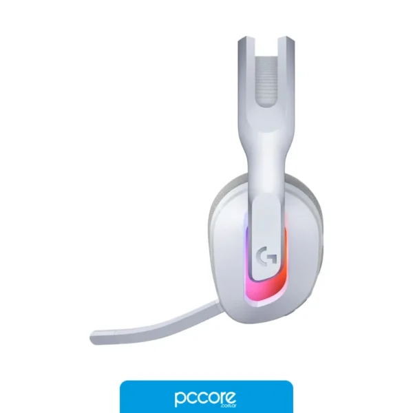 Audio Auriculares Inalámbricos Logitech A20 X Blanco, vista posterior