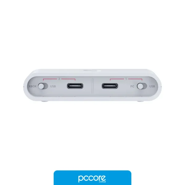 Audio Auriculares Inalámbricos Logitech A20 X Blanco, vista lateral