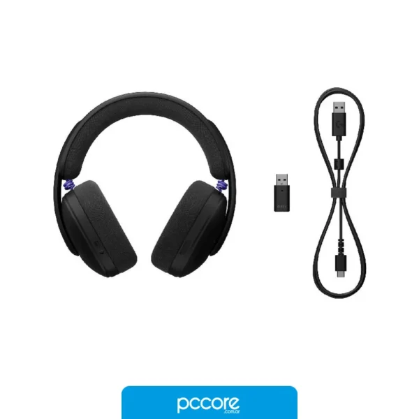 Audio Auriculares Inalámbricos Logitech G325 Negro, vista lateral