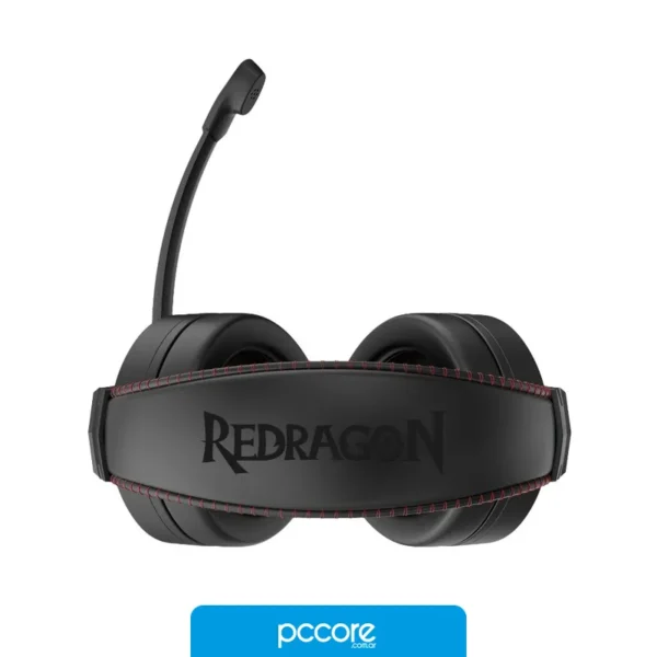 Audio Auricular Redragon H211 RGB Negro, vista lateral