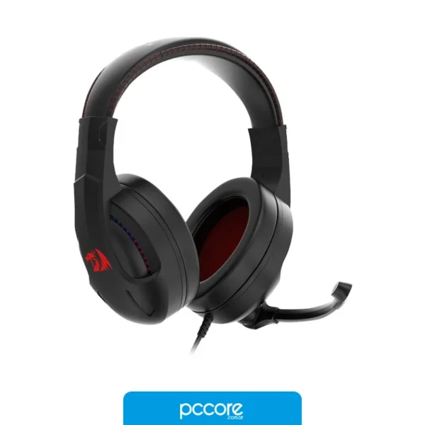 Audio Auricular Redragon H211 RGB Negro, con su embalaje