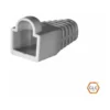 Cables Capuchon GLC RJ45 Gris, vista frontal Cables Capuchon GLC RJ45 Gris, vista frontal
