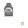 Cables Capuchon GLC RJ45 Gris, vista lateral Cables Capuchon GLC RJ45 Gris, vista lateral