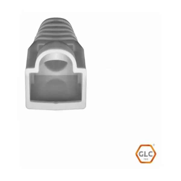 Cables Capuchon GLC RJ45 Gris, vista lateral Cables Capuchon GLC RJ45 Gris, vista lateral
