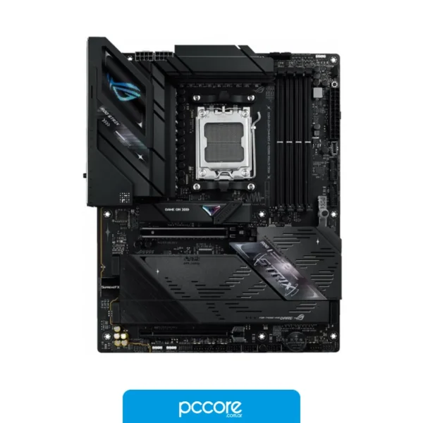 Componentes de PC Motherboard ASUS ROG STRIX B850-F GAMING NEO AM5 D, vista lateral Componentes de PC Motherboard ASUS ROG STRIX B850-F GAMING NEO AM5 D, vista lateral
