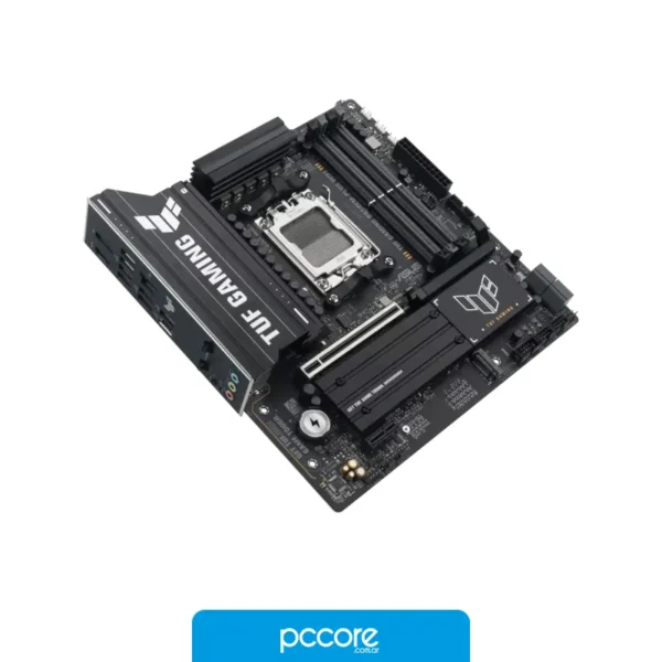 Componentes de PC Motherboard ASUS TUF GAMING B650EM-PLUS WIFI, vista lateral Componentes de PC Motherboard ASUS TUF GAMING B650EM-PLUS WIFI, vista lateral
