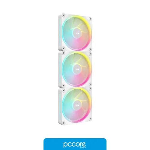 Kit de ventiladores CORSAIR iCUE LINK LX120 RGB de 120 mm x3 blanco