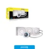 Componentes de PC Liquid cooler CORSAIR NAUTILUS 360 RS LCD Blanco, vista frontal