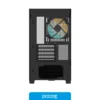 Componentes de PC Gabinete GIGABYTE C201 PANORAMIC NEGRO Mid Tower S/Fuente, vista posterior