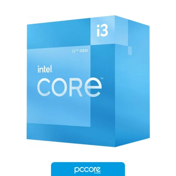 Componentes de PC Procesador Intel Core I3 12100 S1700 C/Video Tray Sin cooler