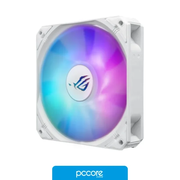 Cooler Fan CPU Water Cooler ASUS ROG STRIX LC III 360 ARGB WHT, vista frontal Cooler Fan CPU Water Cooler ASUS ROG STRIX LC III 360 ARGB WHT, vista frontal