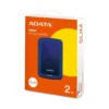 Discos Externos Disco Externo Adata 2TB AHV300 3.2 Blue, vista posterior Discos Externos Disco Externo Adata 2TB AHV300 3.2 Blue, vista posterior